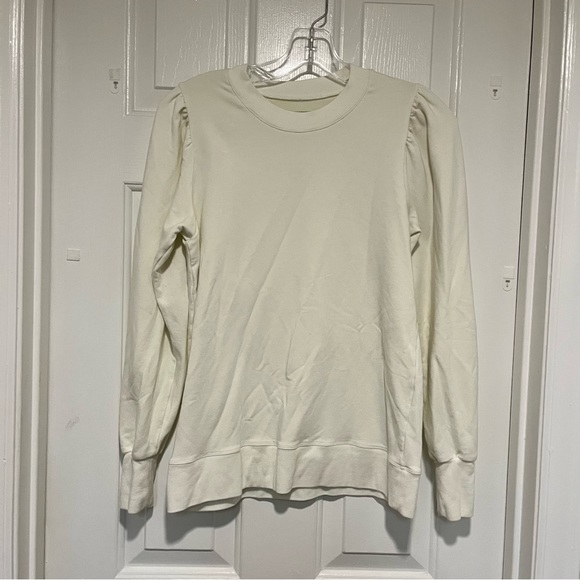 Summersalt Softest French Terry Puff Sleeve Pullover Small B2 - Picture 2 of 5